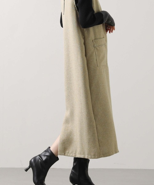 Gready Brilliant（グレディブリリアン）の「ツィードキーネックジャンスカ（ワンピース・レディース・ブラック系/ベージュ系・FREE）」の17枚目の写真