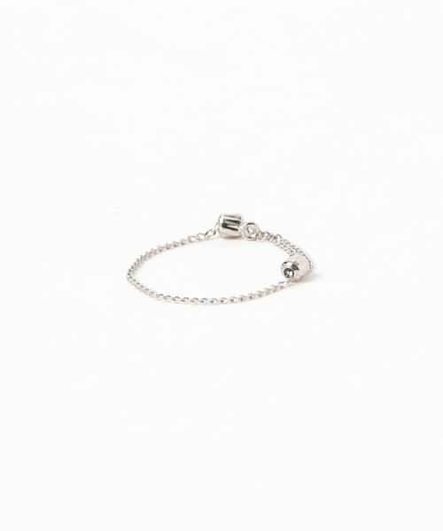 Demi-Luxe BEAMS(デミルクス ビームス)の「wePERM / All Peop 2ビーズ リング シルバー(リング・レディース・シルバー・ONE SIZE)」の3枚目の写真