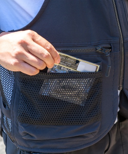 DOD（ディーオーディー）の「ディーオーディー DOD ツリヴェス アウトドアカジュアル ベスト（ベスト・メンズ・ブラック・M-L/L-XL）」の16枚目の写真