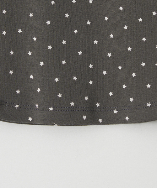 RONRON(ロンロン)の「LACE HOODIE SLIM LONG SLEEVE CHARCOAL STAR(パーカー・レディース・その他・FREE)」の4枚目の写真