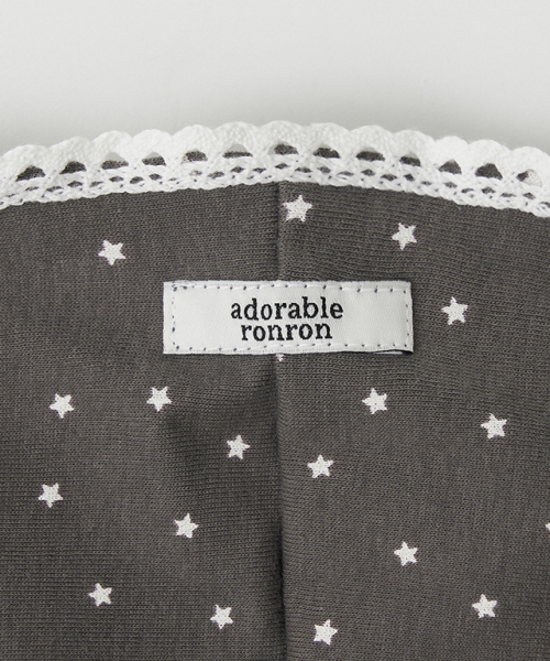 RONRON(ロンロン)の「LACE HOODIE SLIM LONG SLEEVE CHARCOAL STAR(パーカー・レディース・その他・FREE)」の6枚目の写真