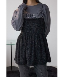 AZUL by moussy | ラメシャギーカットキャミソール(Tシャツ/カットソー)