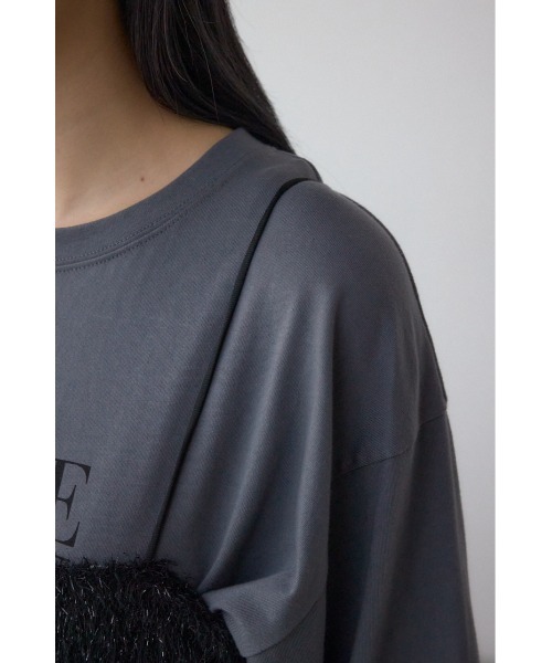 AZUL by moussy（アズールバイマウジー）の「ラメシャギーカットキャミソール（Tシャツ/カットソー・レディース・アイボリー/ブラック/ブラウン・FREE）」の22枚目の写真