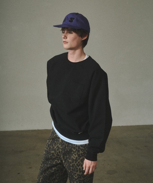 Elanque（エランク）の「short length raglan sweat / ショート