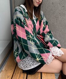 アーガイル」に該当するカーディガン/ボレロファッション通販 - ZOZOTOWN