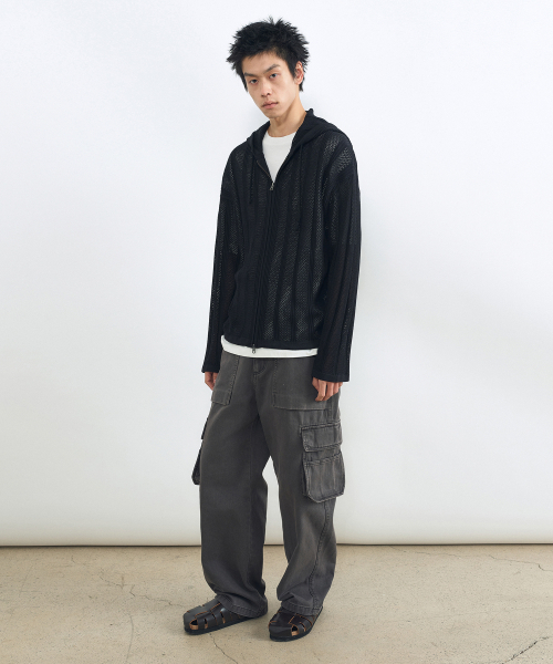 INSILENCE（インサイロンス）の「ガーメントダイドコンバットカーゴ CHARCOAL（その他パンツ・レディース・その他・SMALL/MEDIUM/LARGE）」の2枚目の写真