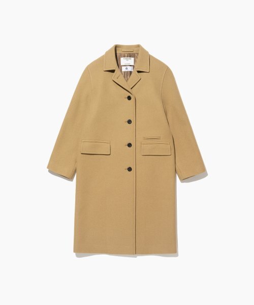 TTUDEMENT(トュードメント)の「WOOL CASHMERE SINGLE COAT CAMEL(チェスターコート・レディース・その他・SMALL/MEDIUM)」の3枚目の写真