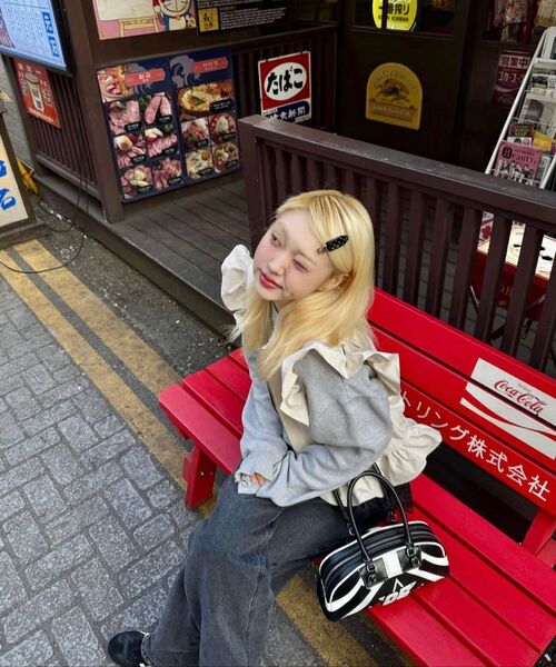 PUNCH DRUNK PARTIES(パンチドランクパーティーズ)の「Misfits Jeans (WASHED BLACK)(デニムパンツ・レディース・その他・3(34)/1(30)/0(28)/2(32))」の2枚目の写真