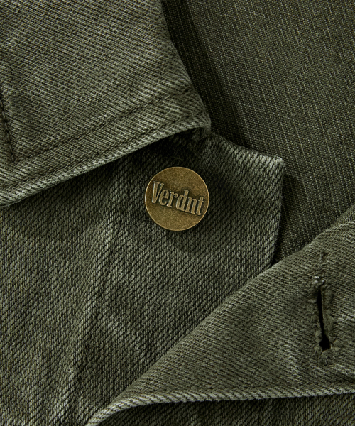 Verdnt（バーダント）の「ガーメントダイツイルワークジャケット[カーキ]（デニムジャケット・レディース・その他・SMALL/MEDIUM/LARGE）」の10枚目の写真
