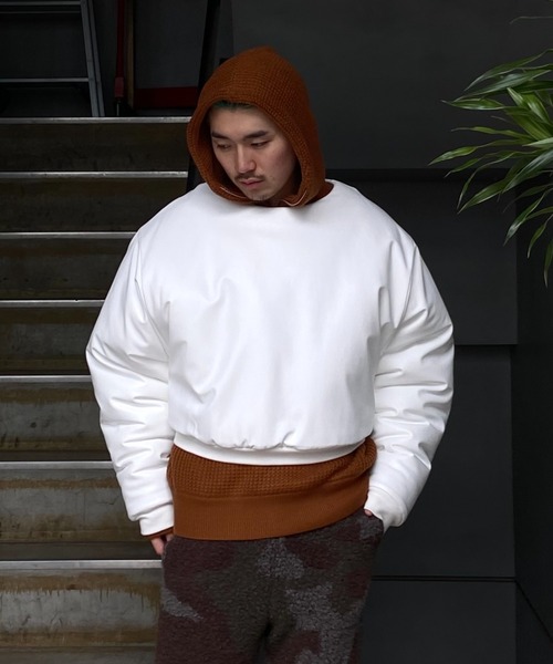 GARDEN TOKYO(ガーデントウキョウ)の「CHEAP MAGIC/チープマジック/CM-003H/CHEAP FAT B BOMBER(ダウンジャケット/コート・メンズ・ホワイト・1/2)」の4枚目の写真
