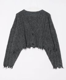 WEB限定ダメージカーディガン