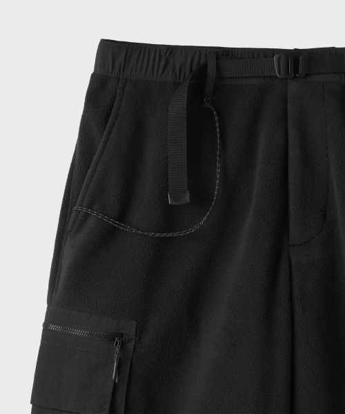 MUSINSA STANDARD（ムシンサスタンダード）の「[シティレジャー] ポーラフリースベルト付きカーゴパンツ [グレー]（スウェットパンツ・メンズ・その他・SMALL/MEDIUM/LARGE/X-LARGE/XX-LARGE）」の6枚目の写真