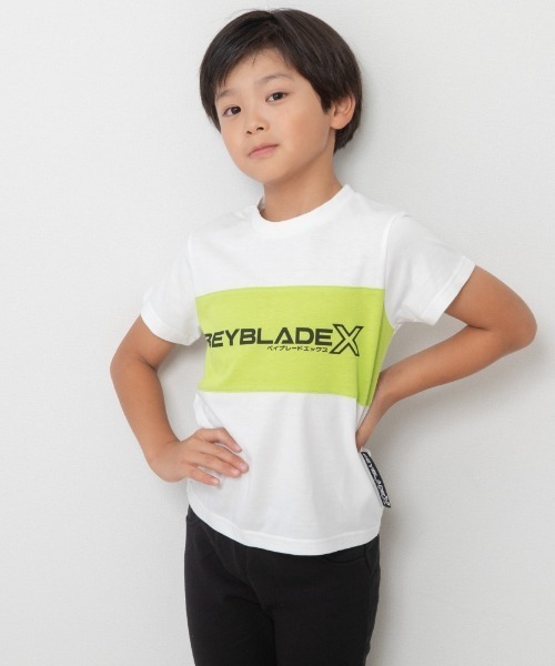 BEYBLADE X ベイブレードエックス 半袖Tシャツ 切替 ジュニア（Tシャツ