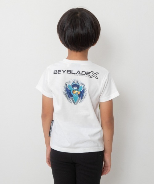 セール】BEYBLADE X ベイブレードエックス 半袖Tシャツ 切替 ジュニア