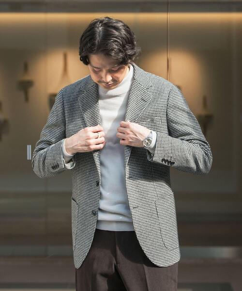URBAN RESEARCH DOORS（アーバンリサーチドアーズ）の「LIFE STYLE TAILOR　千鳥柄ツイードジャケット（その他アウター・メンズ・ブラック系その他・50/46/48/44）」の2枚目の写真