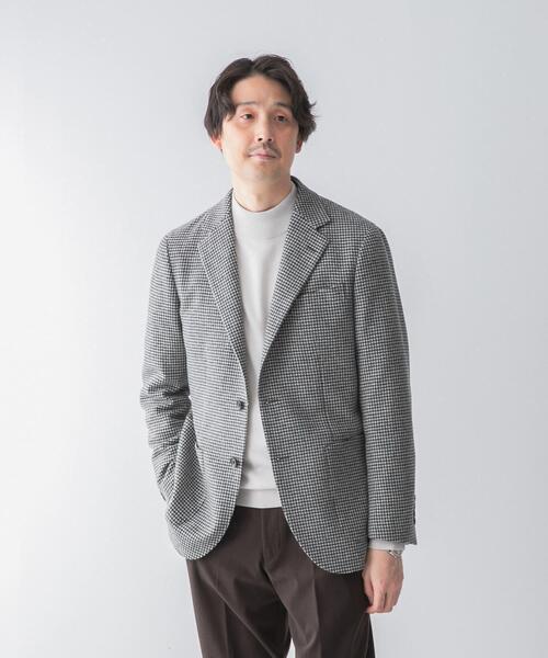 セール】LIFE STYLE TAILOR 千鳥柄ツイードジャケット（その他アウター