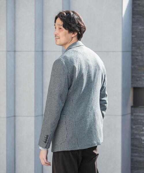 URBAN RESEARCH DOORS（アーバンリサーチドアーズ）の「LIFE STYLE TAILOR　千鳥柄ツイードジャケット（その他アウター・メンズ・ブラック系その他・50/46/48/44）」の9枚目の写真