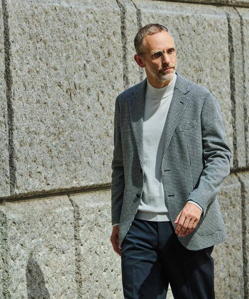 セール】LIFE STYLE TAILOR 千鳥柄ツイードジャケット（その他アウター