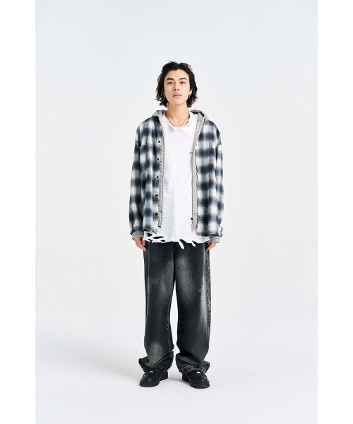 SCHISM INDUCING（スキズムインデューシング）の「DARK CLOUD JEANS, BLACK（デニムパンツ・レディース・その他・LARGE）」の18枚目の写真