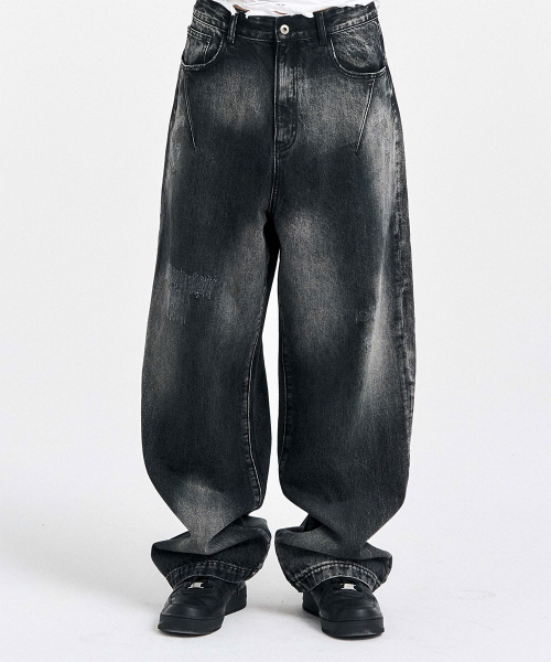 SCHISM INDUCING（スキズムインデューシング）の「DARK CLOUD JEANS, BLACK（デニムパンツ・レディース・その他・LARGE）」の19枚目の写真