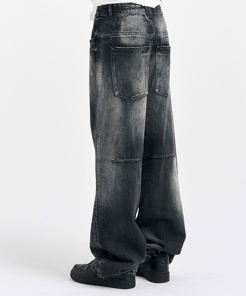 SCHISM INDUCING（スキズムインデューシング）の「DARK CLOUD JEANS, BLACK（デニムパンツ・レディース・その他・LARGE）」の20枚目の写真