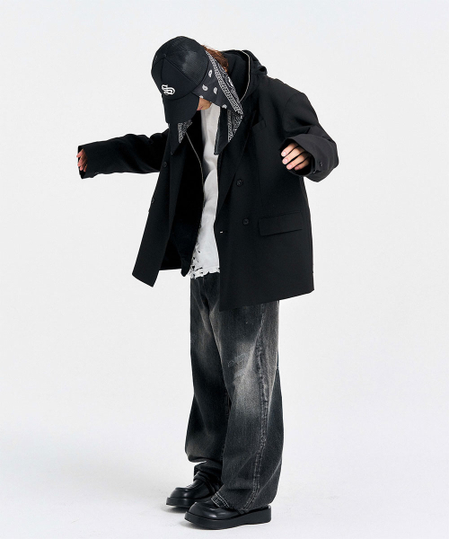 SCHISM INDUCING（スキズムインデューシング）の「DARK CLOUD JEANS, BLACK（デニムパンツ・レディース・その他・LARGE）」の22枚目の写真