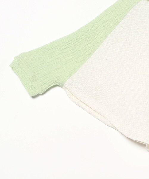 こども ビームス（コドモビームス）の「ベビー UV ポンチョ 2026SS（70～90cm）（パーカー・キッズ・ケリーグリーン/サックスブルー・ONE SIZE）」の13枚目の写真