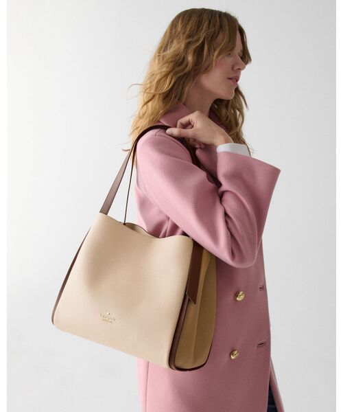 セール】ノット カラーブロック ラージ キャリーオール（ショルダー