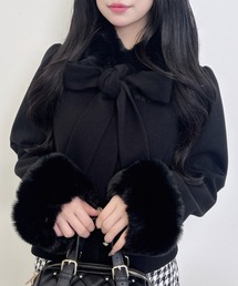 INGNI | マルチWayビッグリボンショート丈コート(ダウンジャケット/コート)