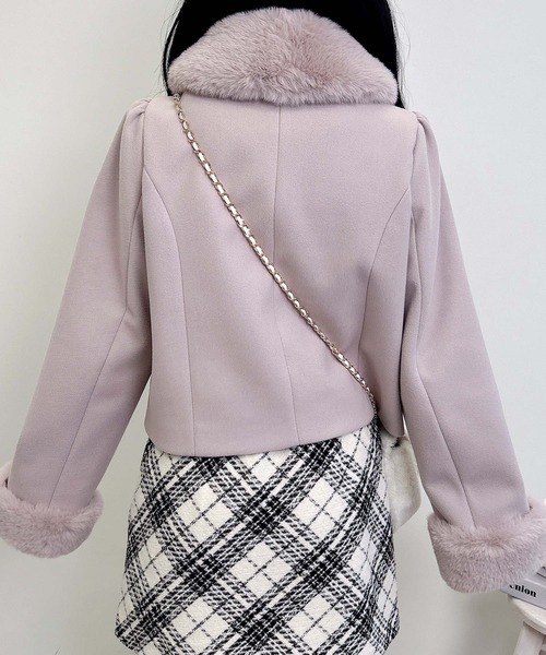 INGNI マルチwayビッグリボンショート丈コート セール】マルチWayビッグリボンショート丈コート（ダウンジャケット