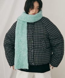 MERLOT | ミックスヤーンリブニットマフラー(マフラー)