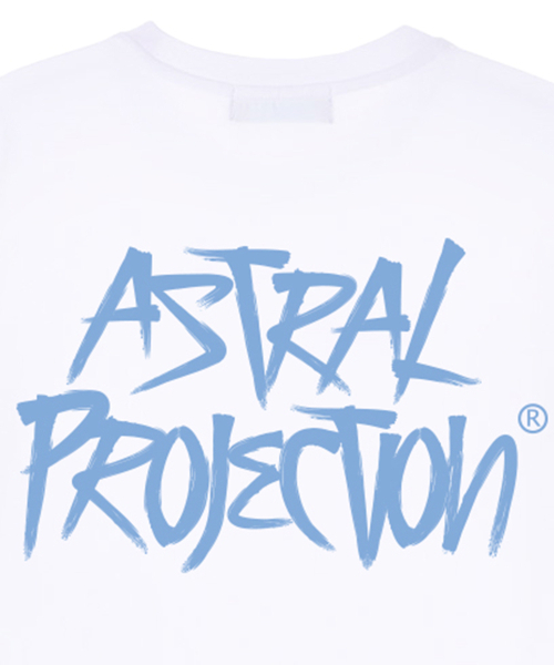 ASTRAL PROJECTION（アストラルプロジェクション）の「グラフィティレタリングスーピマコットンラウンドネック半袖Tシャツ_ホワイト（Tシャツ/カットソー・メンズ・その他・LARGE/X-LARGE/XX-LARGE）」の4枚目の写真