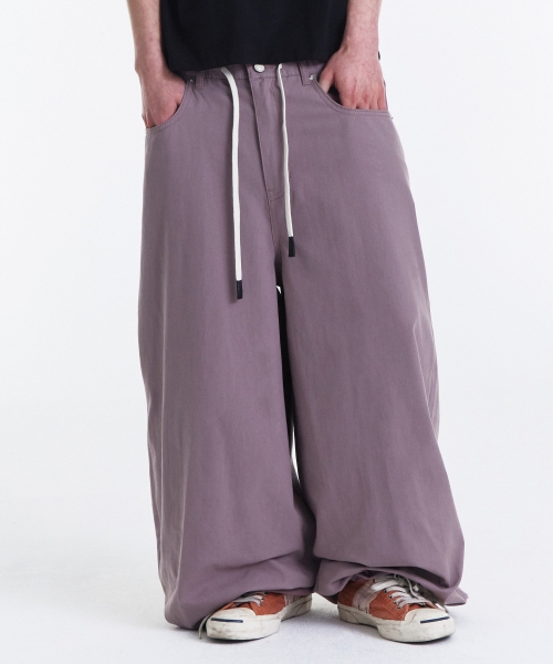 KICHUL(キチョル)の「EASY OR EASY BALLOON PANTS (DARK PINK)(その他パンツ・レディース・その他・SMALL/MEDIUM/X-SMALL/LARGE)」の4枚目の写真