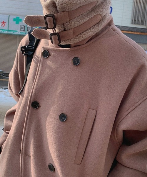 ASCLO（エジュクロ）の「ASCLO／ムスタンロングコート（ダウンジャケット/コート・メンズ・ベージュ/ブラック・22.5cm）」の21枚目の写真