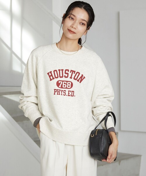 Champion（チャンピオン）の「【別注】＜Champion＞プリント スウェット プルオーバー（スウェット・レディース・グレー/ナチュラル/ブラック・FREE）」の20枚目の写真