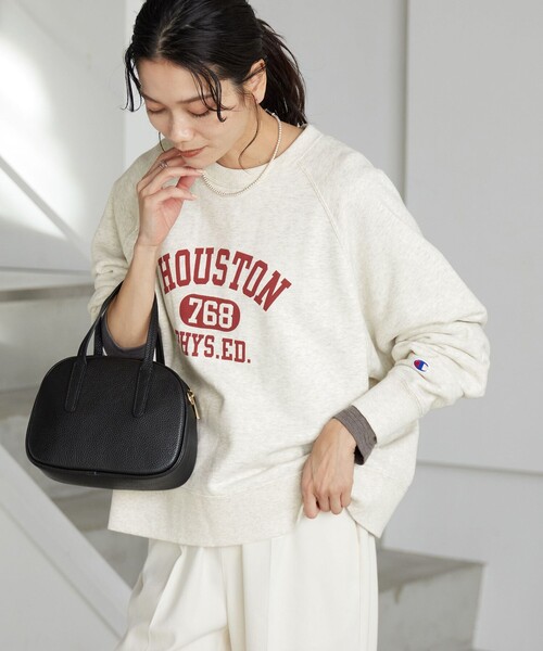 Champion（チャンピオン）の「【別注】＜Champion＞プリント スウェット プルオーバー（スウェット・レディース・グレー/ナチュラル/ブラック・FREE）」の21枚目の写真