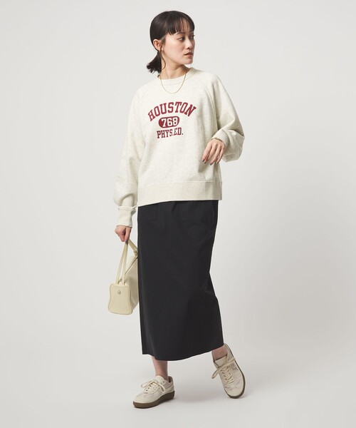 Champion（チャンピオン）の「【別注】＜Champion＞プリント スウェット プルオーバー（スウェット・レディース・グレー/ナチュラル/ブラック・FREE）」の5枚目の写真