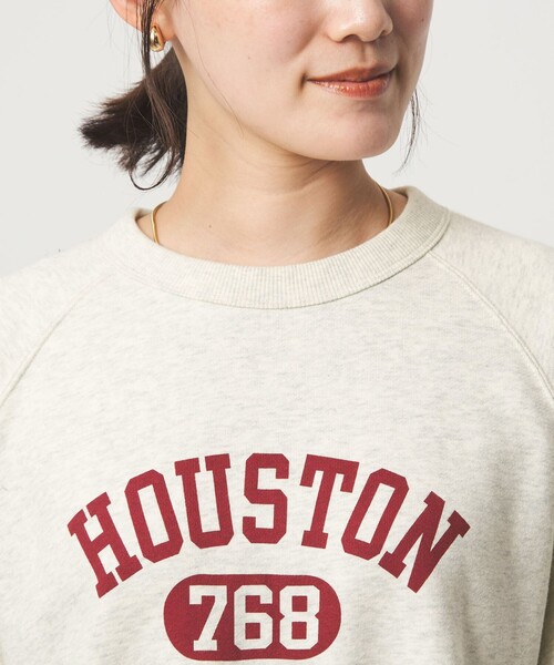 Champion（チャンピオン）の「【別注】＜Champion＞プリント スウェット プルオーバー（スウェット・レディース・グレー/ナチュラル/ブラック・FREE）」の9枚目の写真