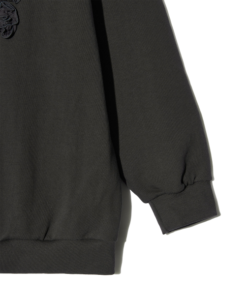 PIECEMAKER(ピースメーカー)の「ASAP FRILL OFF-SHOULDER SWEATSHIRTS (CHARCOAL)(スウェット・レディース・その他・FREE)」の6枚目の写真