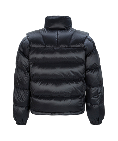 UNGIMMICK(アンジミック)の「3D-PANELLED PUFFER DOWN JACKET (NAVY)(ダウンジャケット/コート・メンズ・その他・MEDIUM/LARGE)」の2枚目の写真