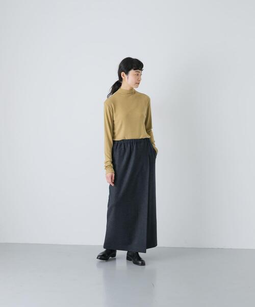 かぐれ（カグレ）の「ウールカットストレートスカート（スカート