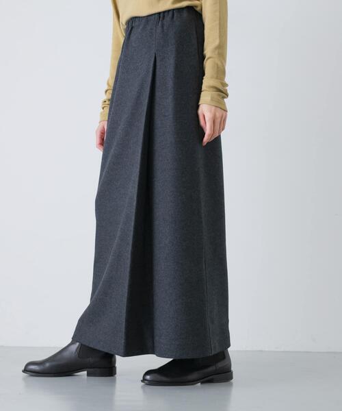 かぐれ(カグレ)の「ウールカットストレートスカート(スカート・レディース・ブラック/チャコールグレー・FREE)」の14枚目の写真