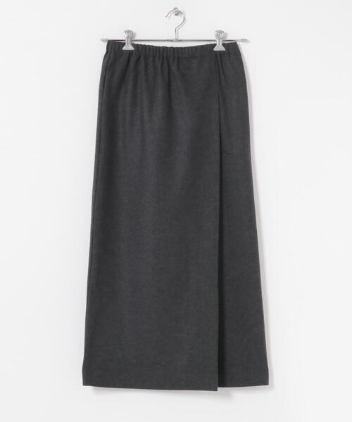 かぐれ(カグレ)の「ウールカットストレートスカート(スカート・レディース・ブラック/チャコールグレー・FREE)」の15枚目の写真