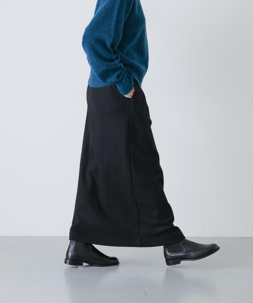 かぐれ(カグレ)の「ウールカットストレートスカート(スカート・レディース・ブラック/チャコールグレー・FREE)」の21枚目の写真