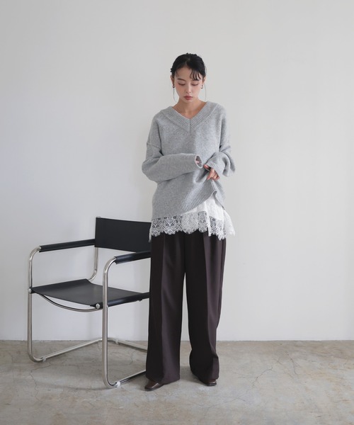 レースサテンキャミ（キャミソール）｜LIAN（リアン）のファッション