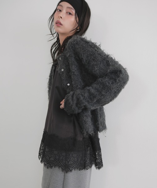 レースサテンキャミ（キャミソール）｜LIAN（リアン）のファッション