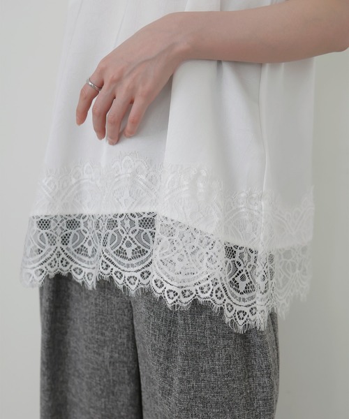 セール】レースサテンキャミ（キャミソール）｜LIAN（リアン）の