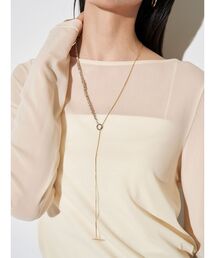 ELENDEEK（エレンディーク）の「メタルビーズネックレス（ネックレス）」