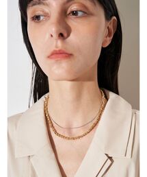 ELENDEEK（エレンディーク）の「メタルビーズネックレス（ネックレス）」