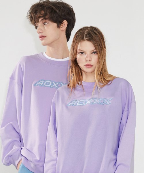 AOX(エーオーエックス)の「Sporty Logo sweatshirt(Oversize fit) Lavender(スウェット・メンズ・その他・MEDIUM/SMALL)」の10枚目の写真